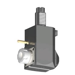 VDI 30, angular tool holder, coupling TOEM, with internal cooling, 25/2.2-85