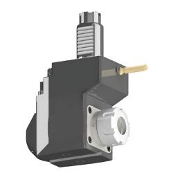 VDI 30, angular&offset tool holder, coupling TOEM, with internal cooling, 25/2.1-75