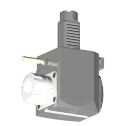 VDI 30, angular tool holder, coupling TOEM, no internal cooling, 25/1.2-55 VDI 30, angular tool holder, coupling TOEM, no internal cooling, 25/1.2-55