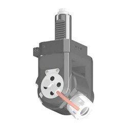 VDI 30, variable angle tool holder, coupling TOEM, with internal cooling, 25/2