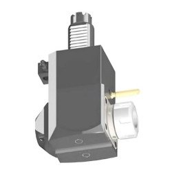 VDI 30, angular tool holder, coupling TOEM, with internal cooling, 25/2.1-85