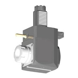VDI 40, angular tool holder, coupling TOEM, no internal cooling, 32/1.2-80
