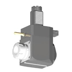 VDI 40, angular tool holder, coupling TOEM, with internal cooling, 32/2.2-80