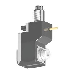 VDI 40, angular&offset tool holder, coupling TOEM, no internal cooling, 25/1.1-120