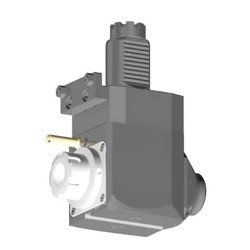 VDI 40, angular tool holder, coupling TOEM, with 80bar internal cooling, 25/3.2-80D