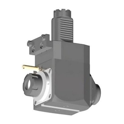 VDI 40, angular tool holder, coupling TOEM, with 80bar internal cooling, 25/3.3-80D