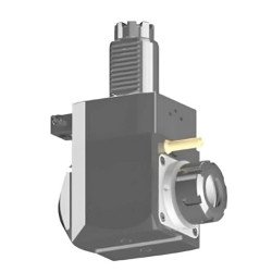 VDI 40, angular tool holder, coupling TOEM, with internal cooling, 32/2.3-80