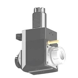 VDI 40, angular tool holder, coupling TOEM, with 80bar internal cooling, 32/3.1-80