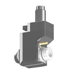 VDI 40, angular&offset tool holder, coupling TOEM, with 80bar internal cooling, 32/3.1-120