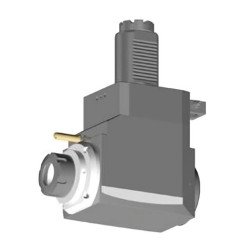 VDI 50, angular tool holder, coupling TOEM, with internal cooling, 32/2.2-110