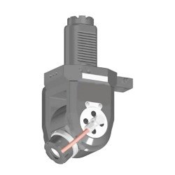 VDI 50, variable angle tool holder, coupling TOEM, no internal cooling, 25/1.2