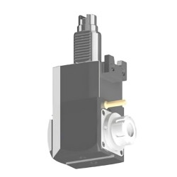VDI 40, angular tool holder, coupling INDEX/TRAUB, no internal cooling, 25/1.1-100