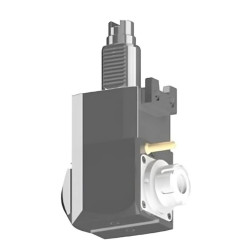 VDI 40, angular tool holder, coupling INDEX/TRAUB, with internal cooling, 25/2.1-100