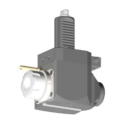 VDI 30. angular tool holder. coupling FLAT(~DIN 1809). no internal cooling - 25/1.2-55D