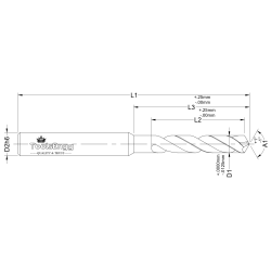 DRILL - ALUMINUM ALLOY - METRIC