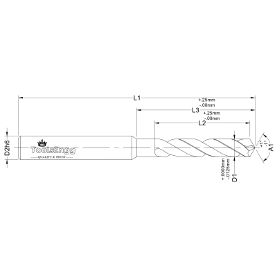 DRILL - ALUMINUM ALLOY - METRIC Material Specific Drill
