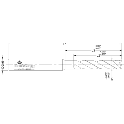 DRILL - BRAD POINT Composite Drill