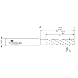 DRILL - FLAT BOTTOM - METRIC