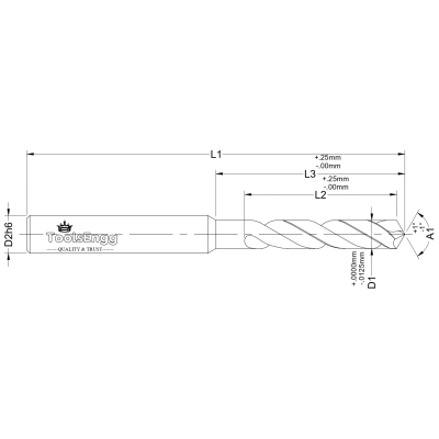 DRILL - PREHARDENED STEEL - METRIC Material Specific Drill