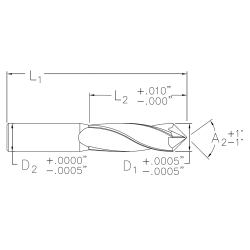 DRILL MILL - MINIATURE - POINTED