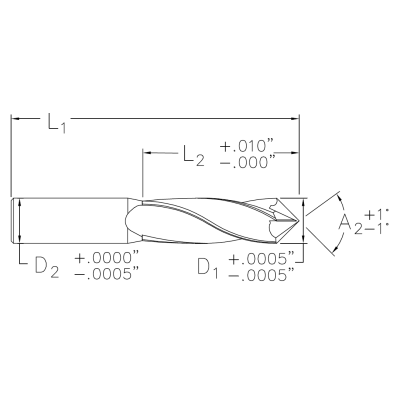 DRILL MILL - MINIATURE - POINTED Miniature