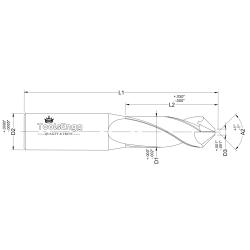 DRILL MILL - TIP FLAT