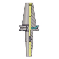DV40 SFH03 080 (AD+B) SLIM 3 Degree Shrink Fit Holder (Balanced to G2.5 25000 RPM) (DIN 69871)