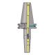 DV40 SFH10 080 (AD+B) SLIM 3 Degree Shrink Fit Holder (Balanced to G2.5 25000 RPM) (DIN 69871)