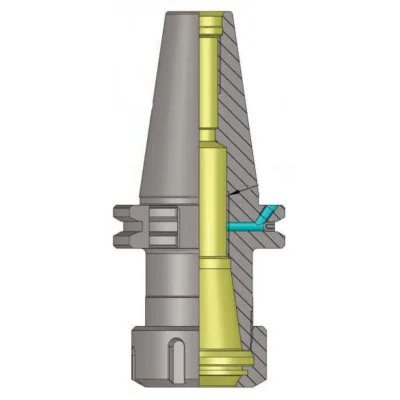 DV50 ER16 100 ER Collet Chuck (AD+B) (Balanced to G6.3 15000 RPM) (DIN 6499)