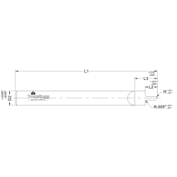 ENGRAVING CUTTER - PARALLEL - BALL