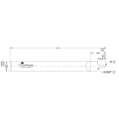 ENGRAVING CUTTER - PARALLEL - BALL Parallel