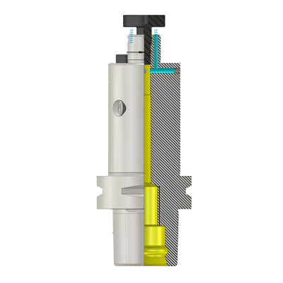 Polygonal Shank T6 HC FMH-K27 100  Hydraulic Expansion Face Mill Holder (Balanced to G2.5 25000 RPM) (ISO 26623-1) (Compatible with Capto® Style C6) Polygonal Shank T6 Hydraulic Expansion Face Mill Holder ( ISO 26623-1)