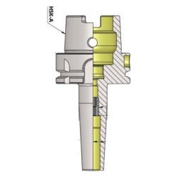 HSK-A 100 SFH1/2'' 095 SLIM 3 Degree Shrink Fit Holder  (Balanced to G2.5 25000 RPM) (DIN 69893-1) 