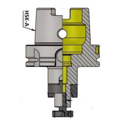 HSK-A 100 CSMA40 160 CombiShell Mill Adaptor (Balanced to G 2.5 25000 RPM) (DIN 6358) HSK-A 100 CSMA40 160 CombiShell Mill Adaptor (Balanced to G 2.5 25000 RPM) (DIN 6358)