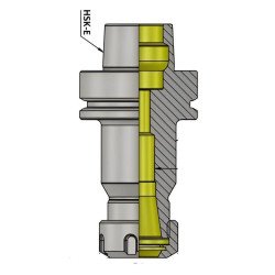 HSK-E 32 ER 16 060 ER Collet Chuck (Balanced to G2.5 25000 RPM) (DIN 6499)