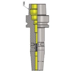 HSK-E 63 SFH03 080 Shrink Fit Holder (Balanced to G 2.5 25000 RPM)
