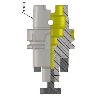 HSK-A 63 FMH 1.0'' 060 Face Mill Holder (Balanced to G 2.5 25000 RPM) (DIN 6357) HSK-A 63 FMH 1.0'' 060 Face Mill Holder (Balanced to G 2.5 25000 RPM) (DIN 6357)