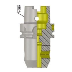 HSK-A 100 WN14 100 Weldon Type Holder (Balanced to G 2.5 25000 RPM) (DIN 6359) HSK-A 100 WN14 100 Weldon Type Holder (Balanced to G 2.5 25000 RPM) (DIN 6359)