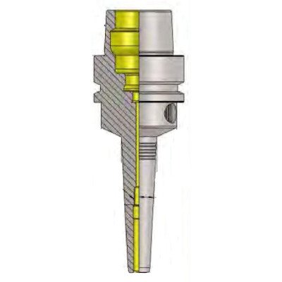 HSK-E 40 HC10 120 SLIM Hydraulic Expansion Chuck (Balanced to 2.5G 25,000 RPM)(DIN 69893-1)