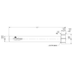 KEYSEAT CUTTER - STANDARD, REDUCED SHANK KEYSEAT CUTTER - STANDARD, REDUCED SHANK