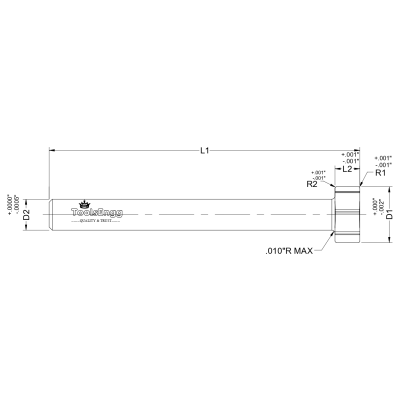 KEYSEAT CUTTER - STANDARD, REDUCED SHANK Reduced Shank Keyseat Cutters KEYSEAT CUTTER - STANDARD, REDUCED SHANK Reduced Shank Keyseat Cutters