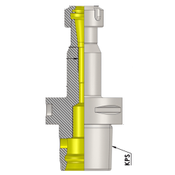KP3 ER 16 045 Polygonal Shank Collect chuck (Balanced to 6.3G 20000)