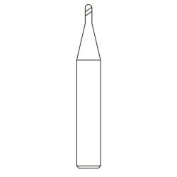 Miniature Ball Endmills With Corner Radius For Component HRC 60