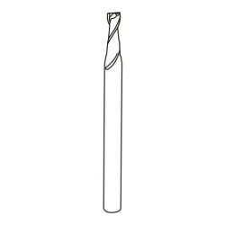 Miniature Square End Mill For Component HRC 60
