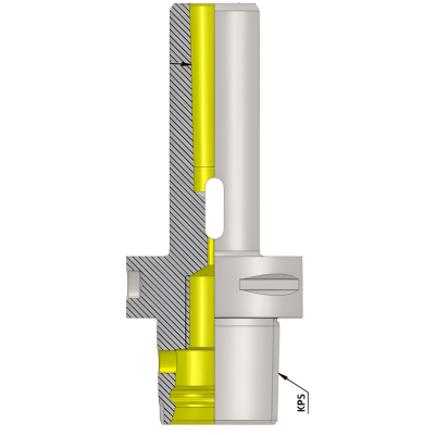 Polygonal Shank T6 MT02 110 Morse taper Adaptor (Balanced to G2.5 25000 RPM) (ISO 26623-1) (Compatible with Capto® Style C6)
