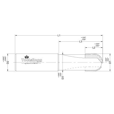 PCD END MILL - BALL PCD END MILL - BALL