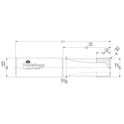 PCD END MILL - CORNER RADIUS