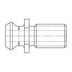 Yasda CAT40 45° Through Coolant Pull Stud