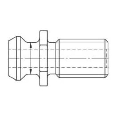 OKK CAT50 45° Non Through Coolant Pull Stud