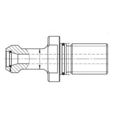 Makino CAT40 75° Through Coolant Pull Stud with O-Ring